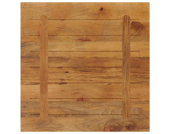 Sonata H Плот за маса, 70x70x3,8 см, квадратен, манго масив
