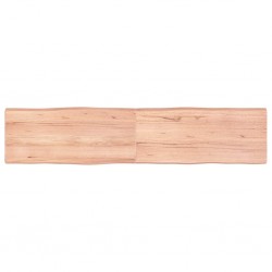 Sonata H Плот за маса светлокафяв 180x40x(2-6) см обработен масивен дъб - Piese pentru mese