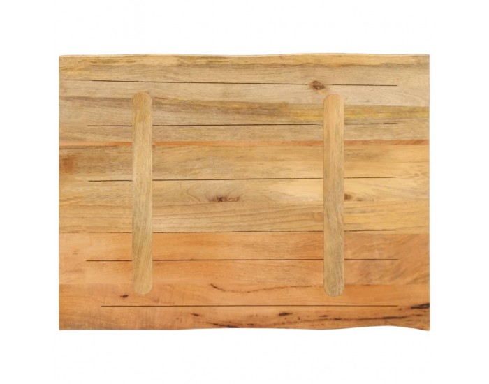 Sonata H Плот за маса, 80x60x2,5 см, жив ръб, масивно дърво манго