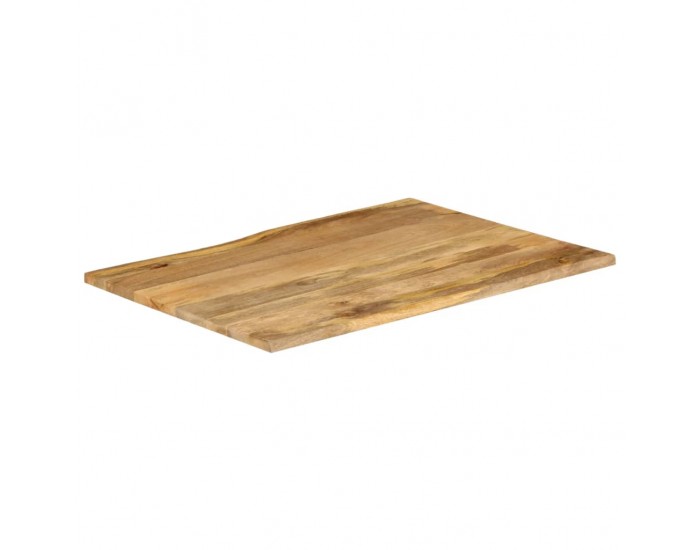 Sonata H Плот за маса, 90x80x2,5 см, жив ръб, масивно дърво манго