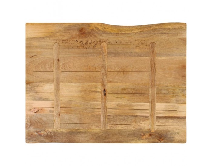 Sonata H Плот за маса, 90x80x2,5 см, жив ръб, масивно дърво манго
