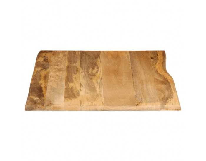 Sonata H Плот за маса, 90x80x2,5 см, жив ръб, масивно дърво манго