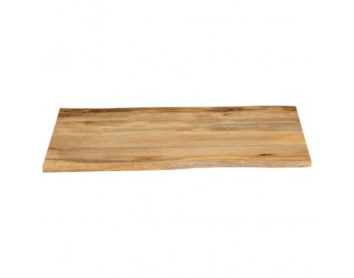 Sonata H Плот за маса, 90x80x2,5 см, жив ръб, масивно дърво манго