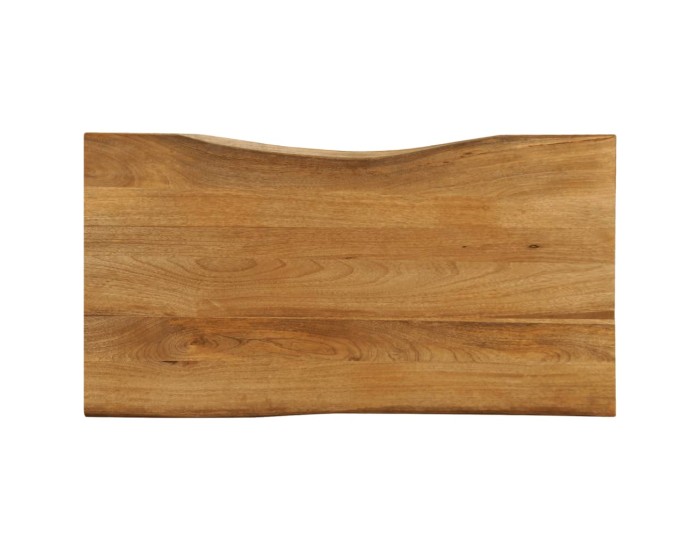 Sonata Blat masă cu margini naturale, 120x60x2,5 cm, lemn masiv mango