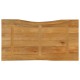 Sonata Blat masă cu margini naturale, 120x60x2,5 cm, lemn masiv mango