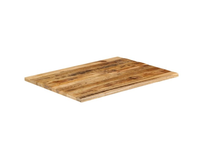 Sonata Blat de masă margine naturală, 90x80x2,5 cm, lemn masiv mango