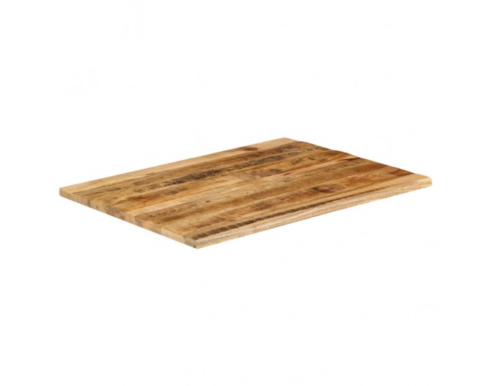 Sonata H Плот за маса, 90x80x2,5 см, жив ръб, грубо мангово дърво масив