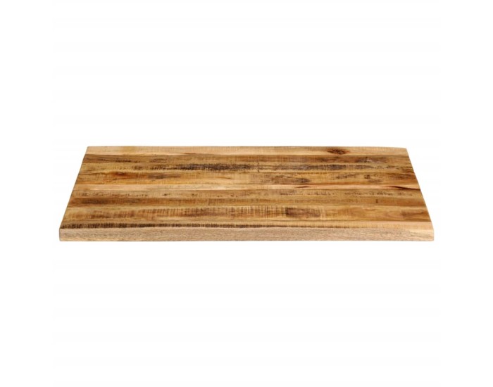 Sonata Blat de masă margine naturală, 90x80x2,5 cm, lemn masiv mango