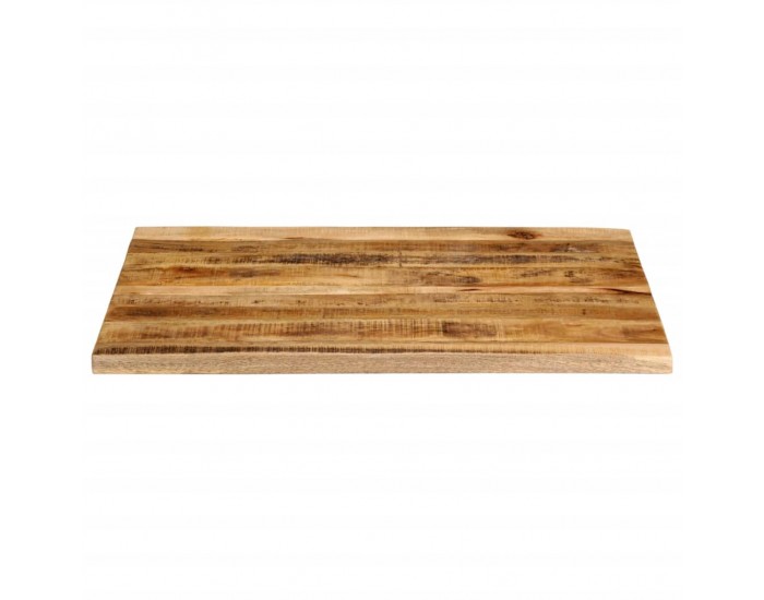Sonata H Плот за маса, 90x80x2,5 см, жив ръб, грубо мангово дърво масив