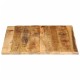 Sonata Blat de masă margine naturală, 90x80x2,5 cm, lemn masiv mango