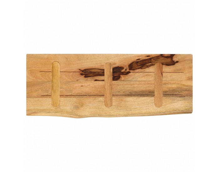 Sonata H Плот за маса, 90x30x2,5 см, жив ръб, грубо мангово дърво масив