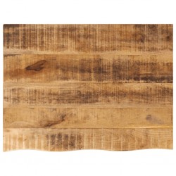 Sonata H Плот за маса, 80x60x2,5 см, жив ръб, грубо мангово дърво масив - Piese pentru mese