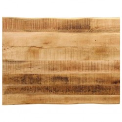Sonata H Плот за маса, жив ръб, 70x60x3,8 см, масивно дърво грубо манго - Piese pentru mese