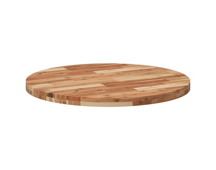 Sonata Blat de masă rotund, Ø80x4 cm, lemn masiv de acacia