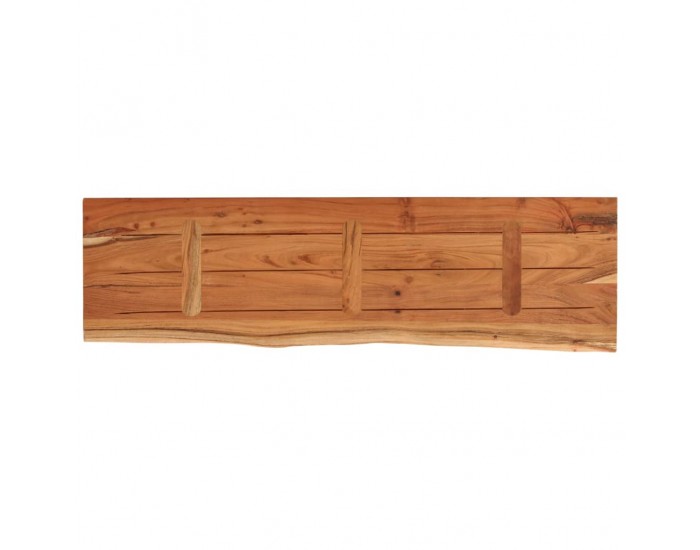 Sonata H Стенен рафт, 90x30x2,5 см, правоъгълен, масив акация, жив ръб
