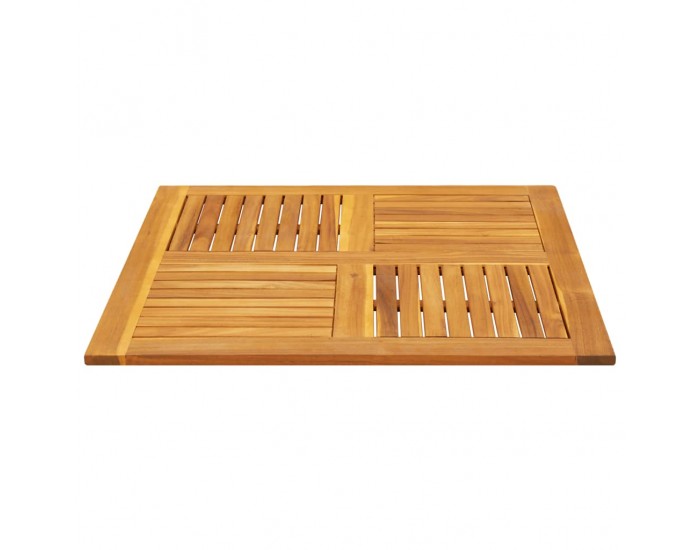 Sonata H Плот за маса 90x90x2,2 см квадратен масивна акация