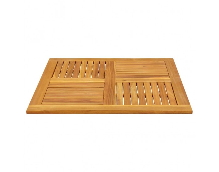 Sonata H Плот за маса 90x90x2,2 см квадратен масивна акация