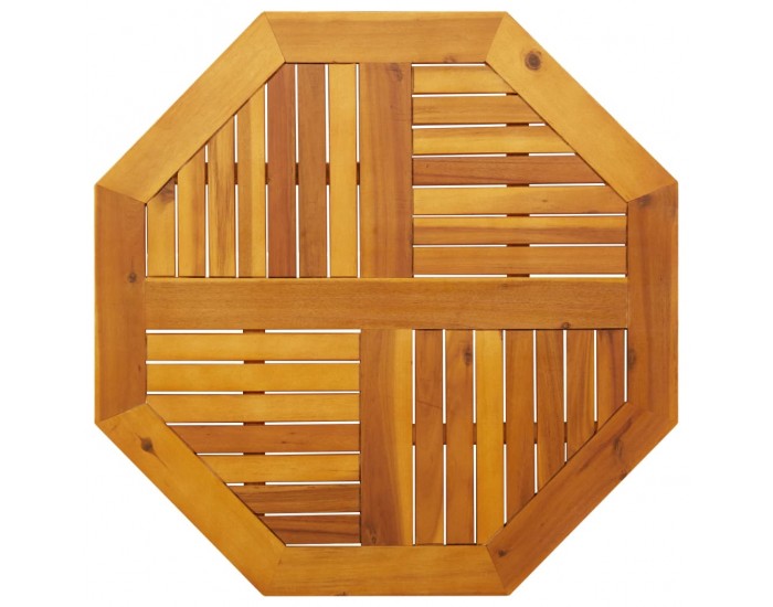 Sonata H Плот за маса 80x80x2,2 см осмоъгълен масивна дървесина акация