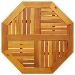 Sonata H Плот за маса 80x80x2,2 см осмоъгълен масивна дървесина акация - Piese pentru mese