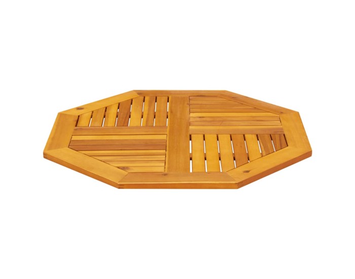 Sonata Blat de masă, 80x80x2,2 cm, octogonal, lemn masiv acacia