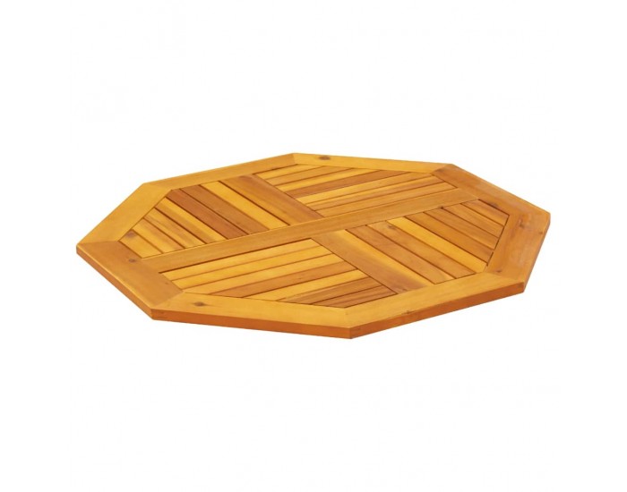 Sonata H Плот за маса 80x80x2,2 см осмоъгълен масивна дървесина акация