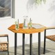 Sonata H Плот за маса 80x80x2,2 см осмоъгълен масивна дървесина акация