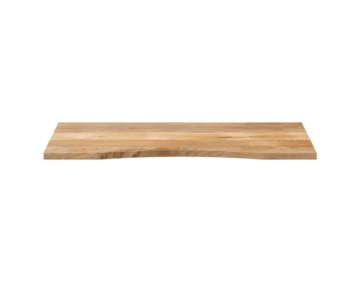 Sonata H Плот за бюро с извивка 140x50x2,5 см грубо мангово дърво масив