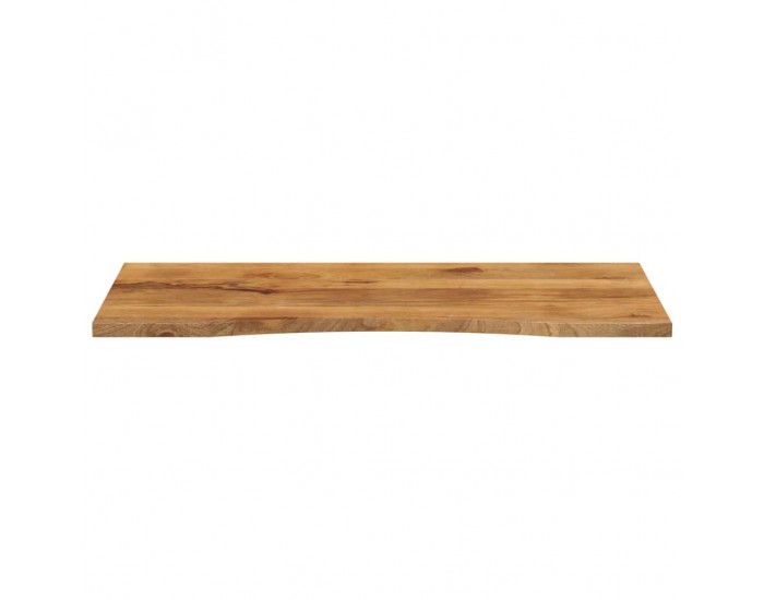 Sonata H Плот за бюро с извивка 120x50x2,5 см грубо мангово дърво масив