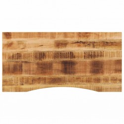 Sonata H Плот за бюро с извивка 120x50x2,5 см грубо мангово дърво масив - Piese pentru mese