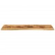 Sonata H Плот за бюро с извивка 120x50x2,5 см грубо мангово дърво масив