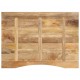 Sonata H Плот за бюро с извивка 100x80x2,5 см грубо мангово дърво масив