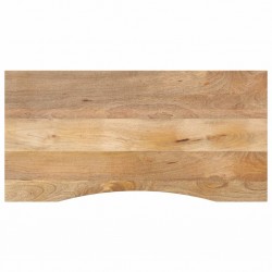Sonata H Плот за бюро с извивка 110x50x2,5 см грубо мангово дърво масив - Piese pentru mese
