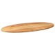 Sonata Blat de masă maro deschis 100x50x2 cm lemn masiv de stejar oval
