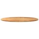 Sonata Blat de masă maro deschis 100x50x2 cm lemn masiv de stejar oval