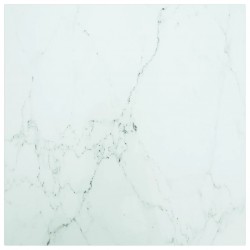 Sonata H Плот за маса бял 50x50см 6мм закалено стъкло с мраморен дизайн - Piese pentru mese