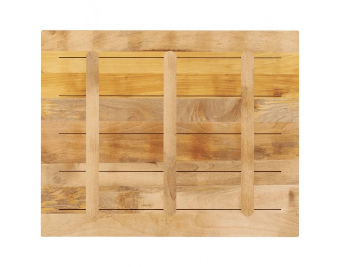 Sonata H Плот за маса 80x80x3,8 см правоъгълен масивно дърво грубо манго