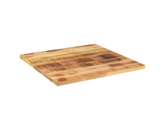 Sonata H Плот за маса, 70x70x3,8см, квадратен, масивно дърво грубо манго