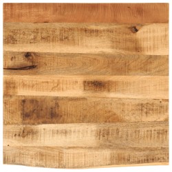 Sonata H Плот на маса 80x80x3,8 cm Жив ръб Масивна дървесина Грубо манго - Piese pentru mese