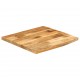 Sonata H Плот на маса 80x80x3,8 cm Жив ръб Масивна дървесина Грубо манго