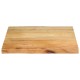 Sonata Blat masă cu margini naturale, 40x40x2,5 cm, lemn masiv mango