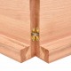 Sonata H Плот за маса светлокафяв 220x50x(2-6) см обработен масивен дъб