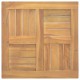 Sonata H Квадратен плот за маса, 50x50x2,5 см, тиково дърво масив