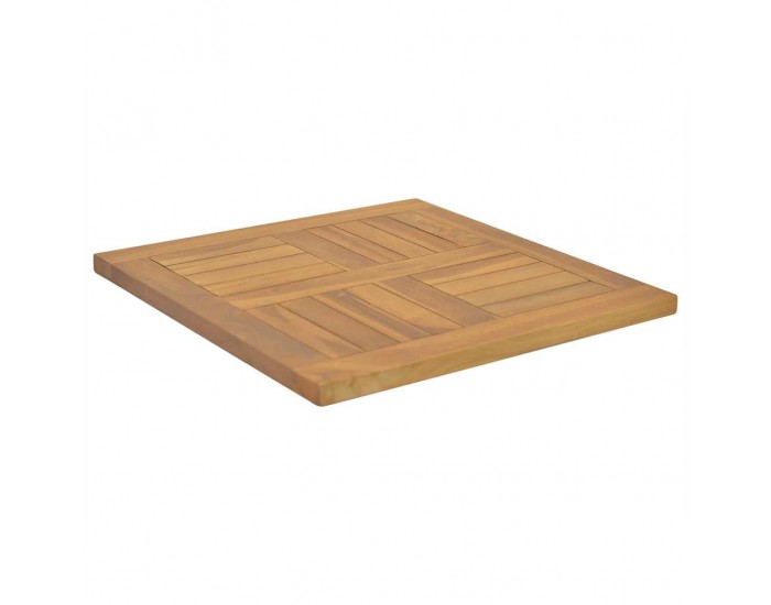 Sonata H Квадратен плот за маса, 50x50x2,5 см, тиково дърво масив