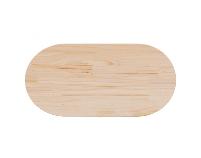 Sonata H Плот за маса 90x45x2,5 см, масивна дървесина, бор, овален