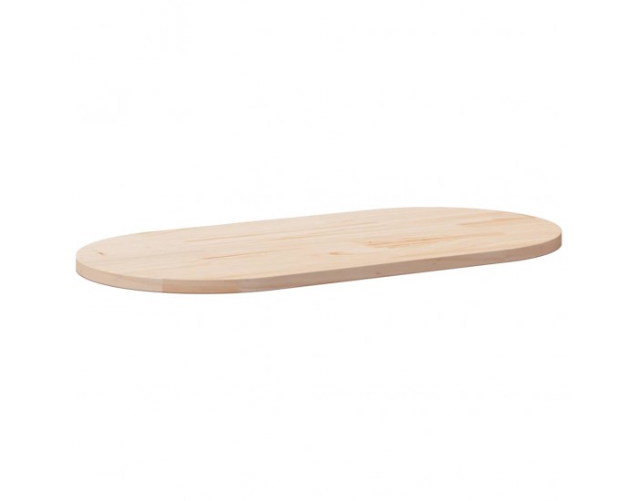 Sonata H Плот за маса 100x50x2,5 см, масивна дървесина, бор, овален