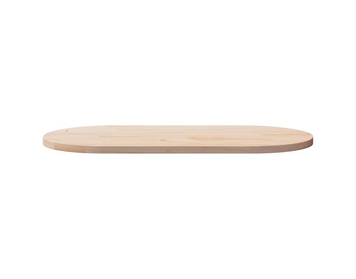 Sonata Blat de masă oval din lemn masiv de pin 100x50x2,5 cm