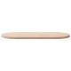 Sonata Blat de masă oval din lemn masiv de pin 100x50x2,5 cm