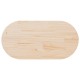 Sonata Blat de masă oval din lemn masiv de pin 100x50x2,5 cm