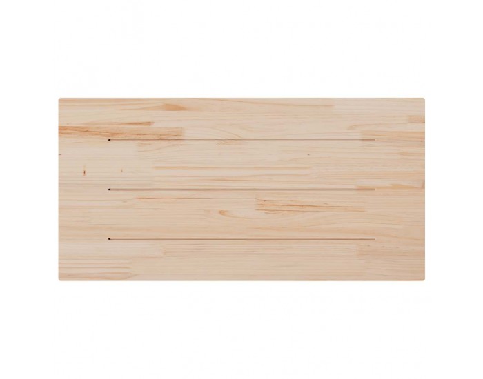 Sonata H Плот за маса, бял, 110x55x2,5 см, бор масив, правоъгълен