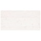 Sonata Blat de masă alb 110x55x2,5 cm lemn masiv de pin dreptunghiular